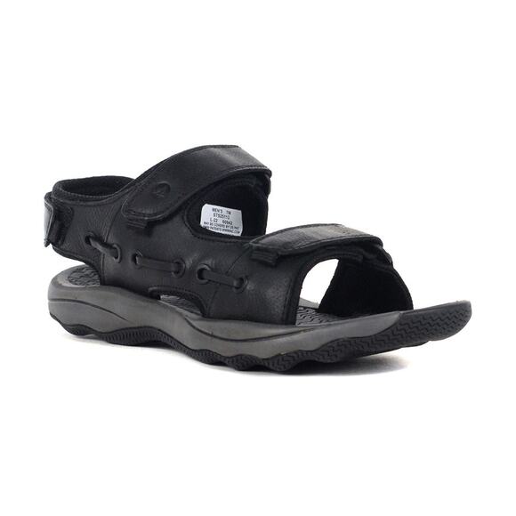 NWOB Sperry Rivington Black Sandals STS25112 Men's Size 10 - Picture 3 of 5